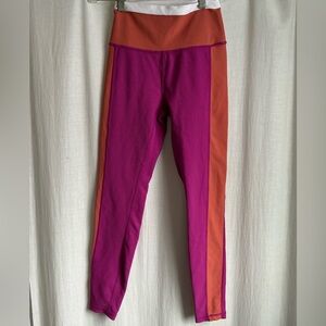 WILO Vibrant Pink and Orange Leggings